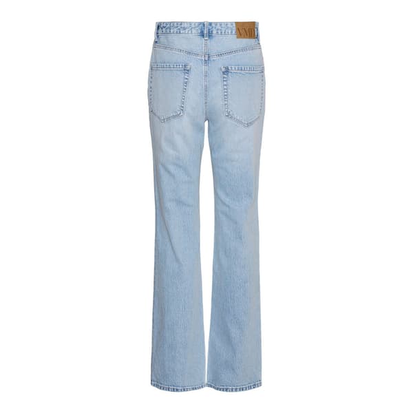 Vero Moda Tessa Straight Li3010 Højtaljede Jeans Blå 29 / 32 Kvinde