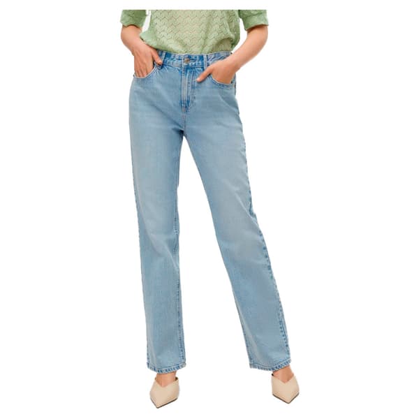 Vero Moda Tessa Straight Li3010 Højtaljede Jeans Blå 29 / 32 Kvinde