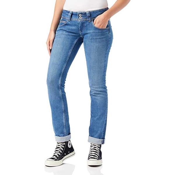 Pepe Jeans Venus Pl204175vs3 Jeans Blå 25 / 34 Kvinna