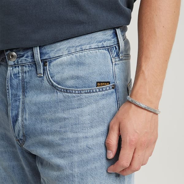 G-star Dakota Regular Straight Fit Jeans Blå 38 / 32 Mand