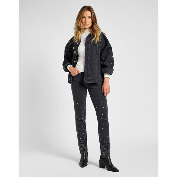 Lee Rider Jeans Grå 27 / 33 Kvinna