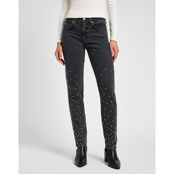 Lee Rider Jeans Grå 27 / 33 Kvinna