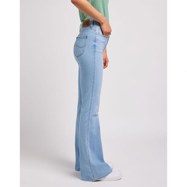 Lee Breese Flare Fit Jeans Blå 25 / 31 Kvinde