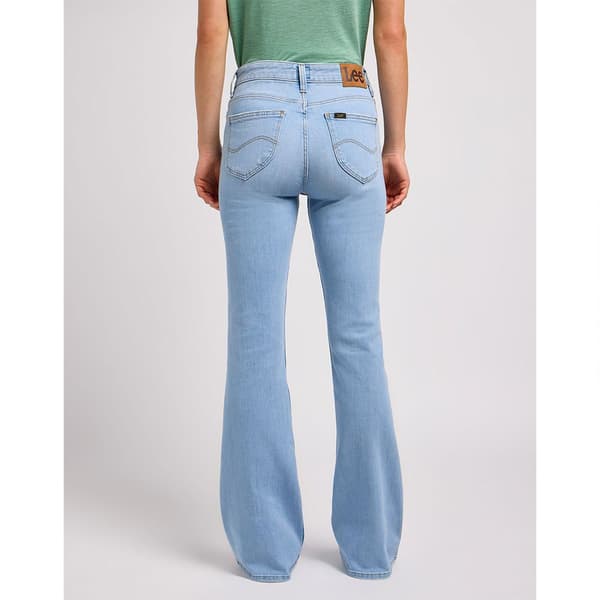 Lee Breese Flare Fit Jeans Blå 25 / 31 Kvinde