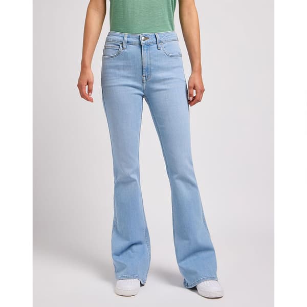 Lee Breese Flare Fit Jeans Blå 25 / 31 Kvinde