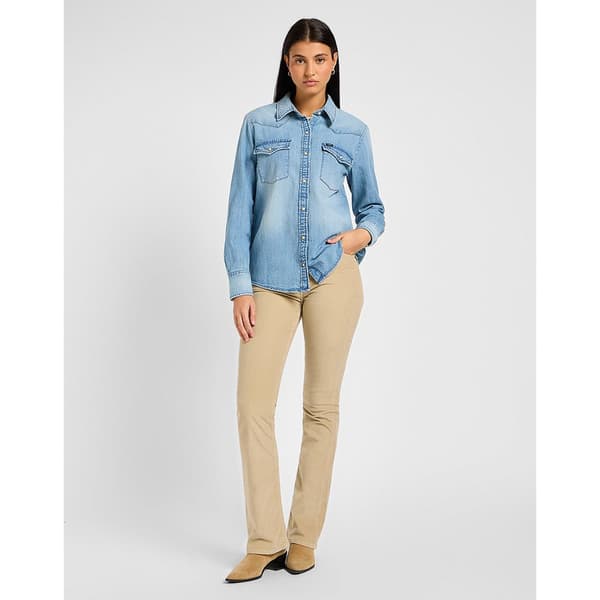 Lee Breese Boot Jeans Beige 32 / 31 Kvinna