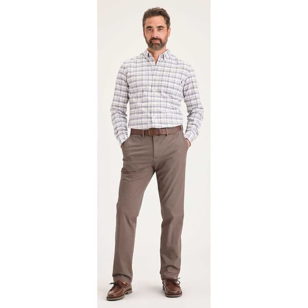 Dockers Crafted Khaki Slim Byxor Brun 31 / 32 Man