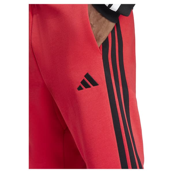 Adidas Essentials 3 Stripes Fleece Joggers Röd M / Regular Man