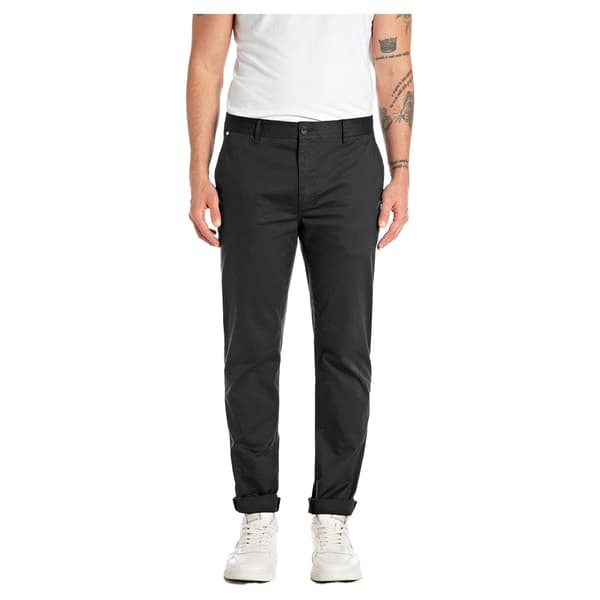Replay M9998.000.84905 Chinobukser Sort 38 / 32 Mand