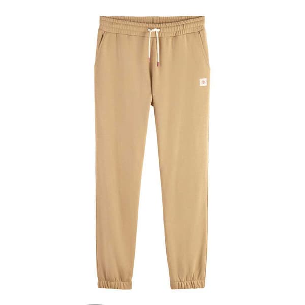 Scotch & Soda Essential Logo Badge Mjukisbyxor Beige L Man