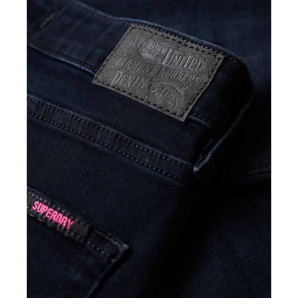 Superdry Vintage Mid Rise Skinny Jeans Svart 32 / 30 Kvinna