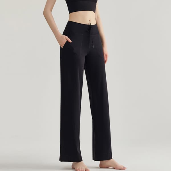 INF Yogabyxor med hög midja och vida ben för kvinnor