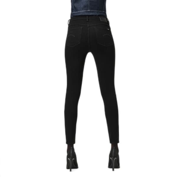 Höga skinny jeans - G-Star - 3301 High - Färg pitch black - Dam - Bekväm