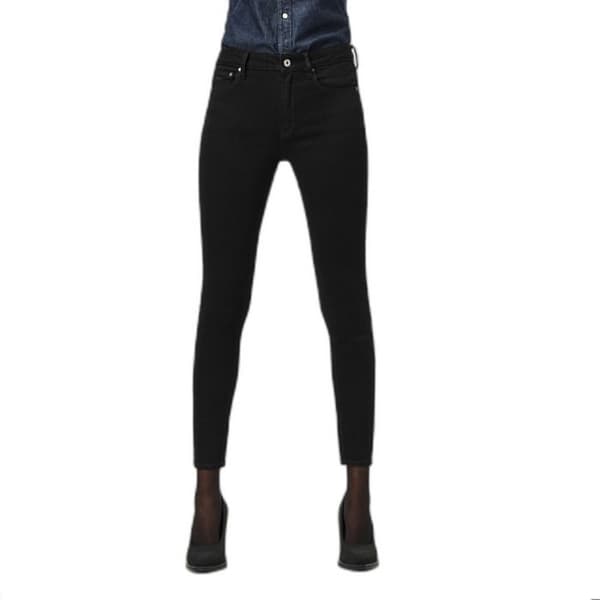 Höga skinny jeans - G-Star - 3301 High - Färg pitch black - Dam - Bekväm