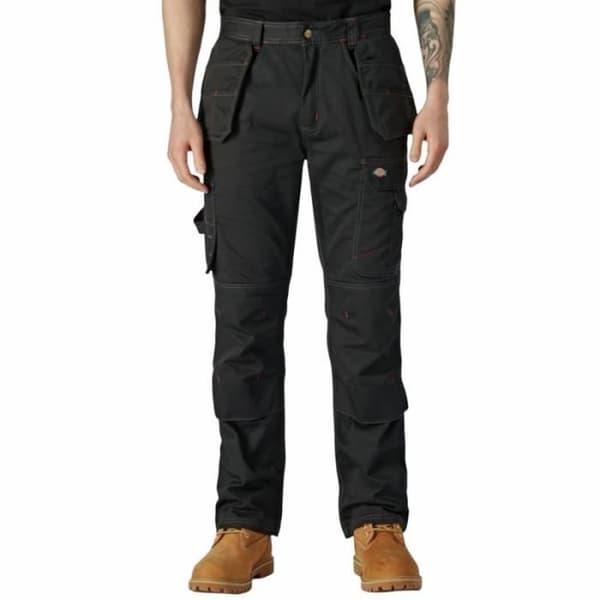 Arbetsbyxor - DICKIES - REDHAWK PRO - Grå - Flera fickor - Förstärkt