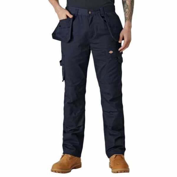 Arbetsbyxor - DICKIES - REDHAWK PRO - Grå - Flera fickor - Förstärkt