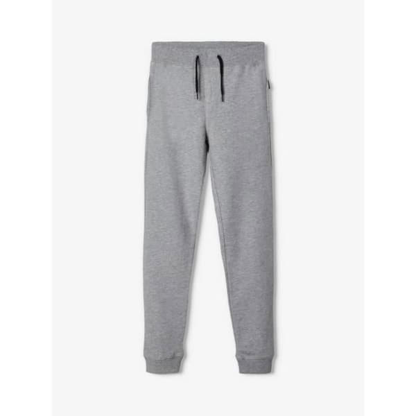 Joggingbyxa - Name it - Grå melerad - Justerbar storlek - Sids pockets - Dragsko