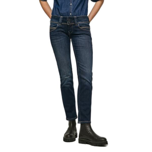 Damjeans - Pepe Jeans - Venus - Stretch denim - Låg midja - Rak passform