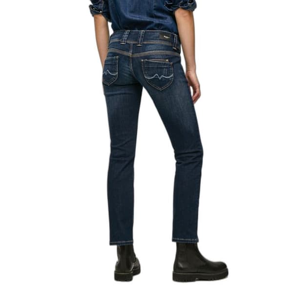 Damjeans - Pepe Jeans - Venus - Stretch denim - Låg midja - Rak passform