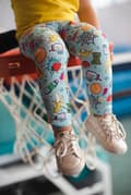 Miniatyrbild 8 av 11: Långa barnleggings - You Go Girl 128-134 cm