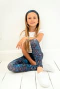 Pikkukuva 7 / 11: Pitkät lasten leggingsit - Neon Splash 110-116 cm
