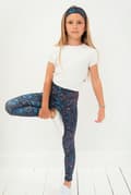 Pikkukuva 1 / 11: Pitkät lasten leggingsit - Neon Splash 110-116 cm