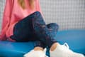 Miniatyrbillede 7 af 11: Lange leggings med høj talje - Neon Splash XS