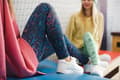 Miniatyrbillede 9 af 11: Lange leggings med høj talje - Neon Splash XS