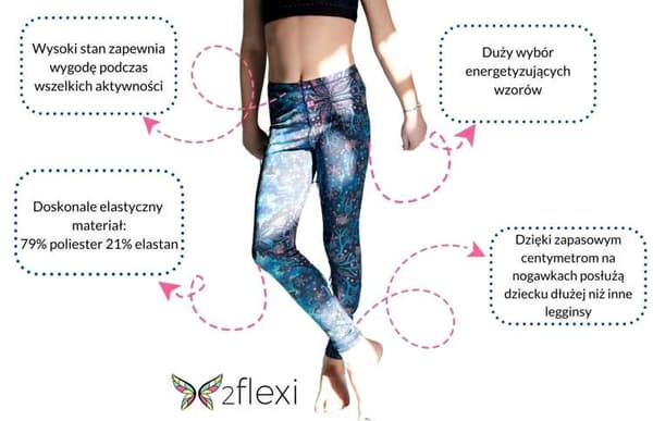 Korta barnleggings - You Go Girl 140-146 cm