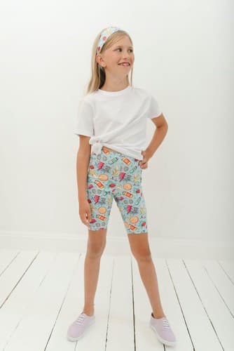 Korta barnleggings - You Go Girl 140-146 cm