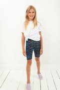 Miniatyrbild 2 av 7: Korta barnleggings - Neon Splash 134-140 cm