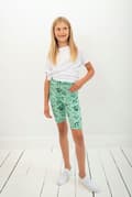 Miniatyrbillede 3 af 7: Korte børneleggings - Grøn mynte 146-152 cm