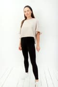 Pikkukuva 4 / 10: Korkeavyötäröiset pitkät leggingsit - musta XL