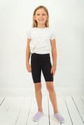 Miniatyrbild 3 av 7: Korta barnleggings - Svart 104-110 cm