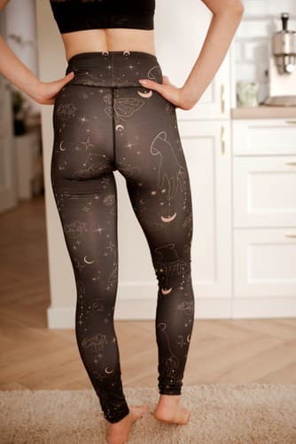 Korkeavyötäröiset pitkät leggingsit - Mystic L