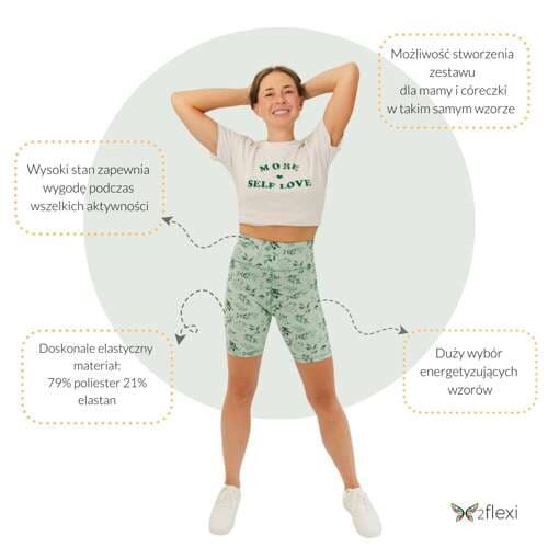 Lange leggings med høj talje - Cinnamon Muffin XL