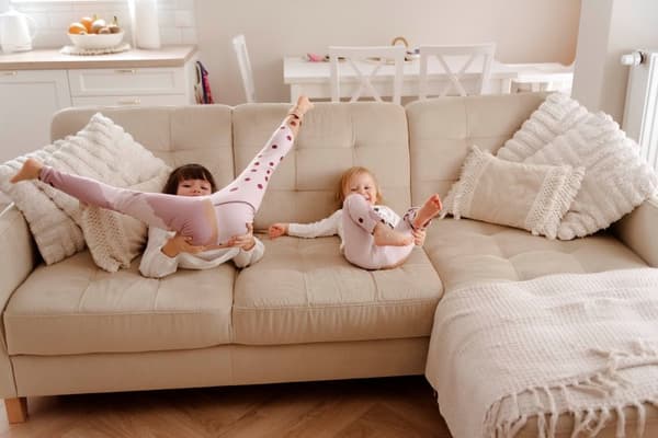 Lasten pitkät leggingsit - Cinnamon Muffin 92-98 cm