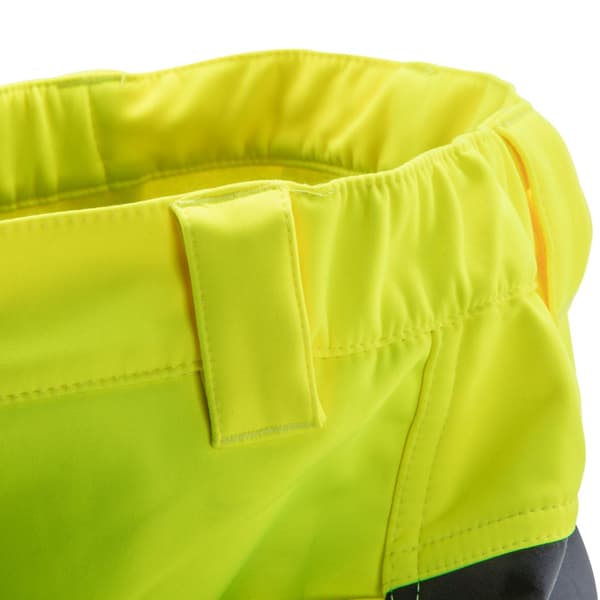 Softshell-advarsels-arbejdsbukser, gule, str. M