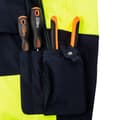 Miniatyrbillede 6 af 9: Softshell-advarsels-arbejdsbukser, gule, str. M