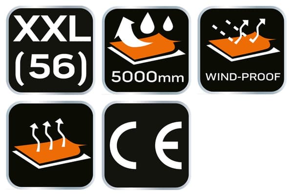Softshell arbetsbyxor, storlek XXL