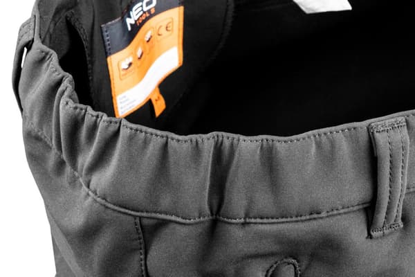 Softshell arbejdsbukser, størrelse XXXL