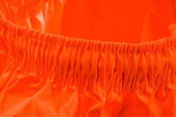 Vandtætte advarselsarbejdsbukser, orange, str. XXL