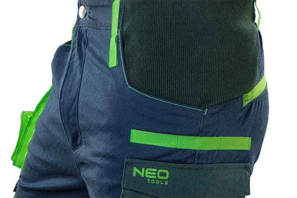 PREMIUM arbejdsbukser, 62% bomuld, 35% polyester, 3% elastan, str. L