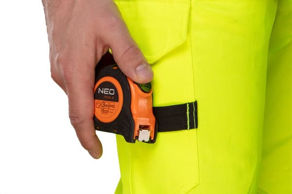 Hi-Vis bukser 40% polyester, 60% bomuld, 260 gsm, str. L