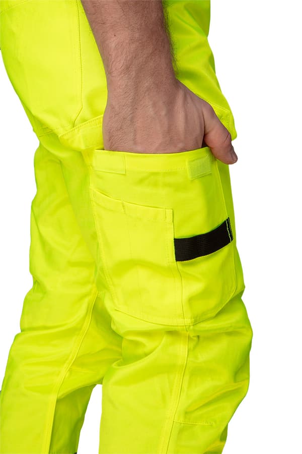 Hi-Vis byxor 40% polyester, 60% bomull, 260 g/m2, storlek XXL