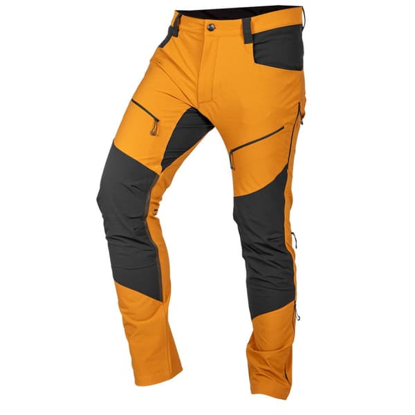 OUTDOOR-työhousut, 4-suuntainen joustava, sinappi, koko XXL