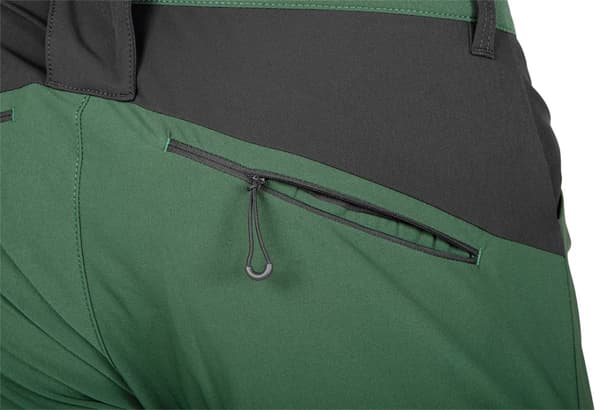 OUTDOOR työhousut, 4 suuntaan stretch, vihreä-harmaa, koko XXXL
