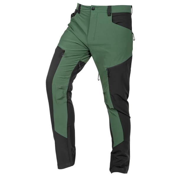 OUTDOOR työhousut, 4 suuntaan stretch, vihreä-harmaa, koko XXXL