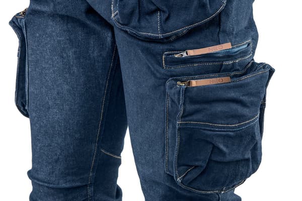 DENIM 5-taskuiset työhousut, koko L