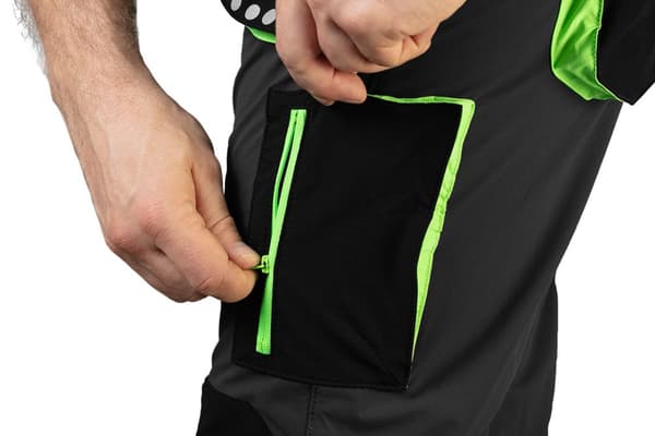 PREMIUM arbejdsbuks, 4-vejs stretch, sort, str. XS